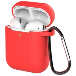 moex Clip Case AirPods 1 Silikonhülle mit Karabiner