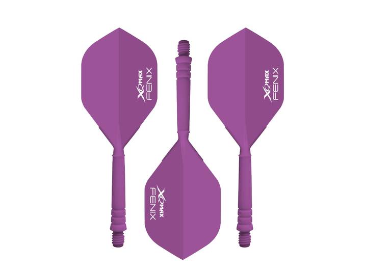 XQMAX Fenix Flight und Shaft 28 mm 3er Set violett