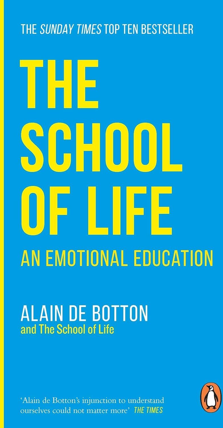 Various Publishers The School of Life 2 Book Set: How to Stay Sane by Philippa Perry & An Emotional Education by Alain de Botton, Paperback Self-Help Collection