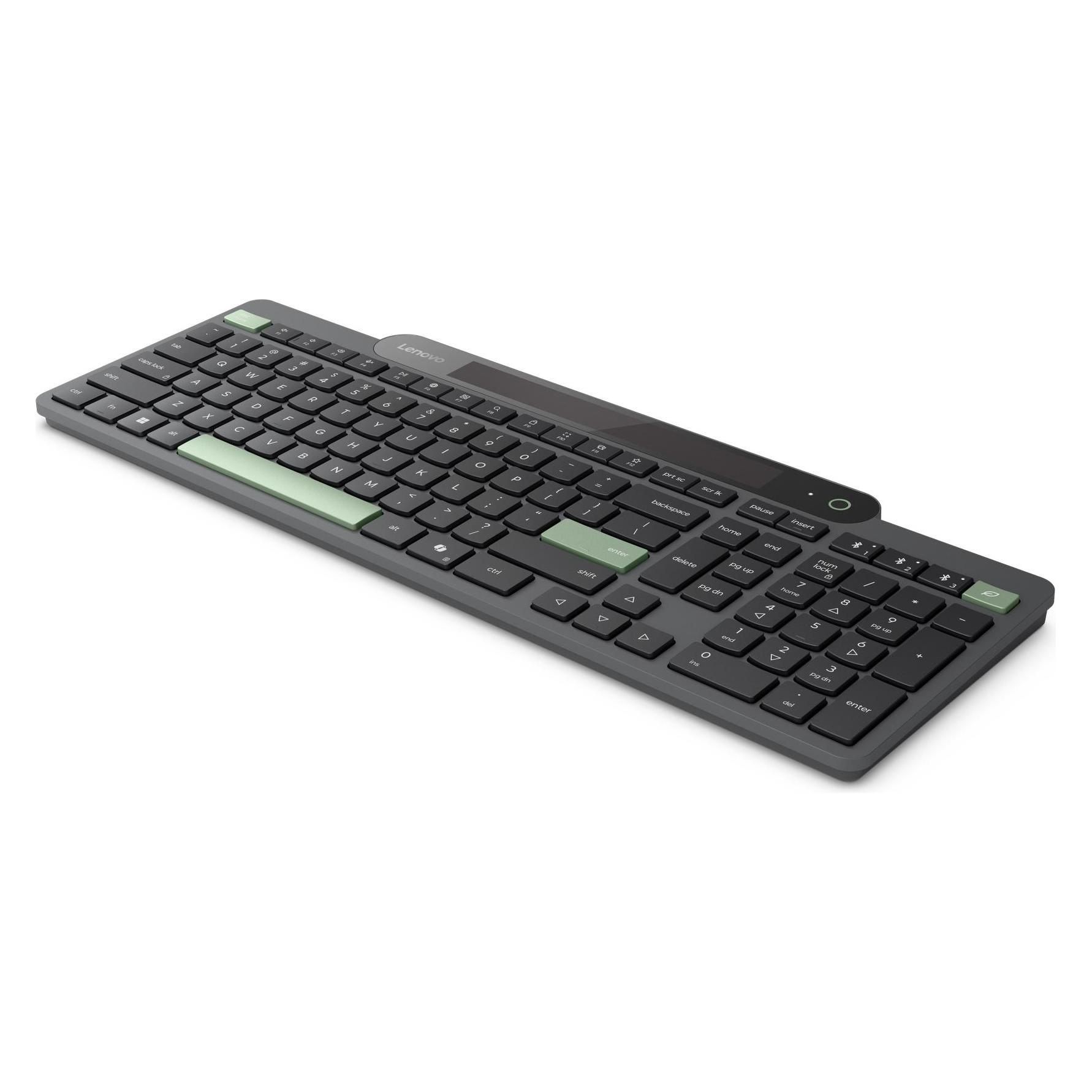 Lenovo 4Y41R69489 Tastatur Heimbüro Bluetooth US Englisch Schwarz Grün (US, Kabellos) (4Y41R69489)