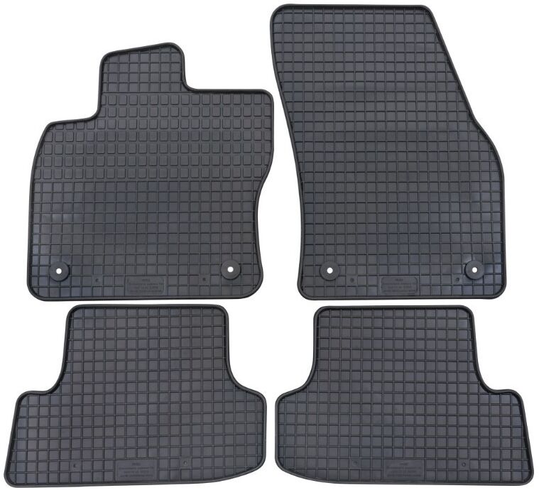 Petex 12510 Jeu de tapis de sol couleur noir