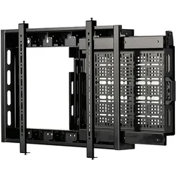b-tech Slide-Out AV Storage Tray (Wand, 100 kg, 32" - 70"), TV Wandhalterung, Schwarz