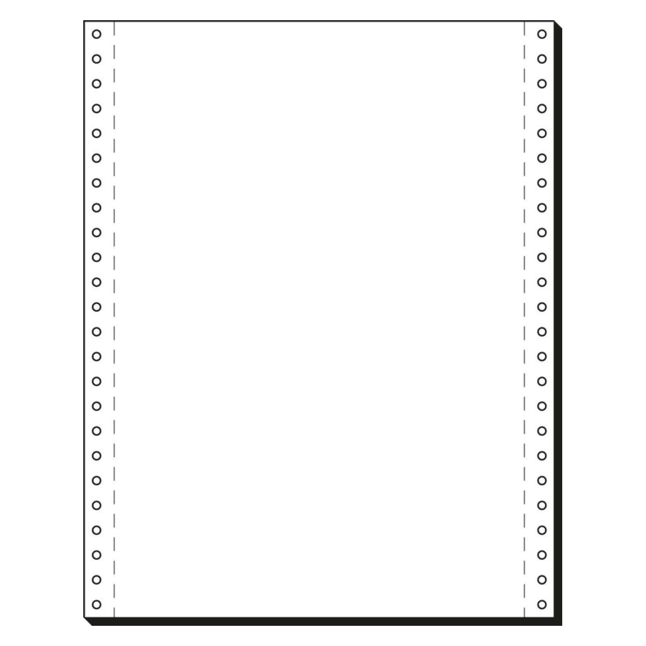 sigel DIN-Computerpapier endlos, 240 mm x 12" (30,48 cm) blanko 60g/m²