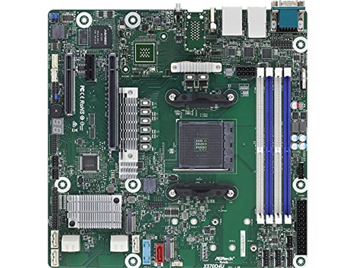 ASROCK X570D4U kaart AMD X570 PGA 1331 micro ATX