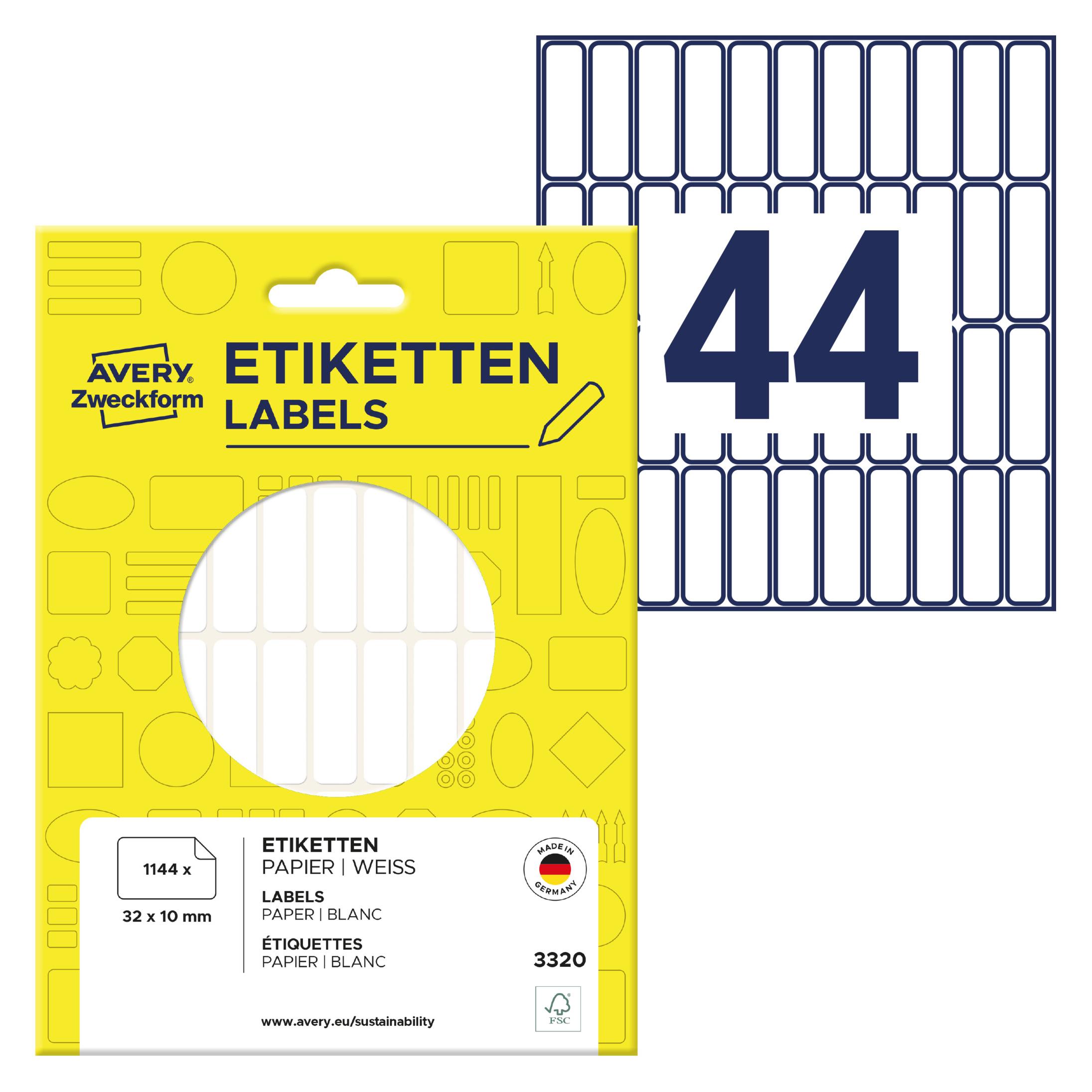 Avery Vielzweck-Etiketten (3320)