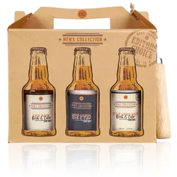 Geschenkset MEN'S COLLECTION in Sixpack Geschenkbox aus Kraftpapier