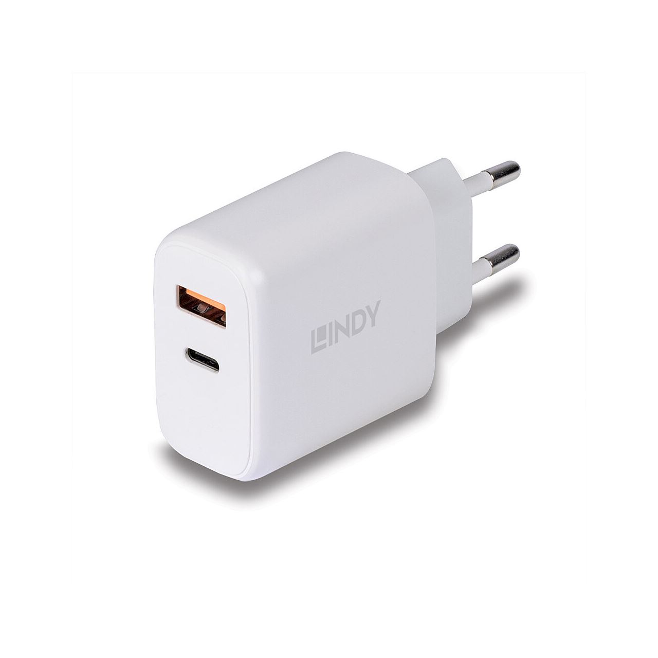 Lindy USB Ladegerät Typ A & C Charger 30W, weiß
