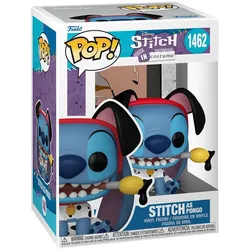 Funko Pop! - Stich in Costume #1462 - Stitch als Pongo Sammelfigur Figur Disney
