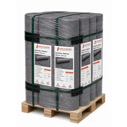 Malervlies - Abdeckvlies Grau 200 g/m2 thermisch verfestigt - Palette mit 12 Stück, 12 Stk.