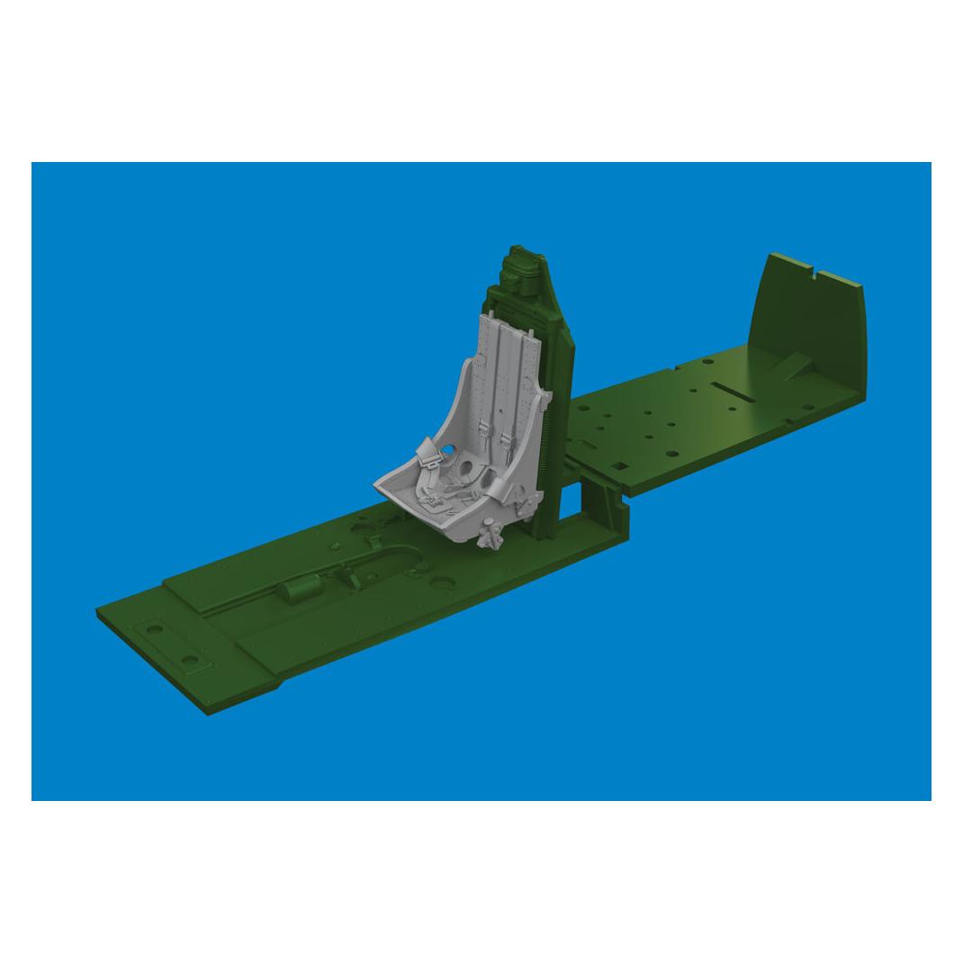 Eduard P-51B/C seat w/ integral belts Type 1 PRINT (6481039)