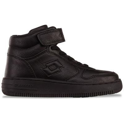 Sneaker LOTTO, Kinder, Gr. 28, schwarz, Synthetik, Schuhe Sneaker, - in kinderfußgerechter Passform