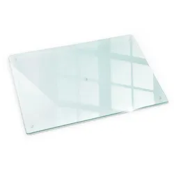 HERDABDECKPLATTE 80x52 cm Transparent