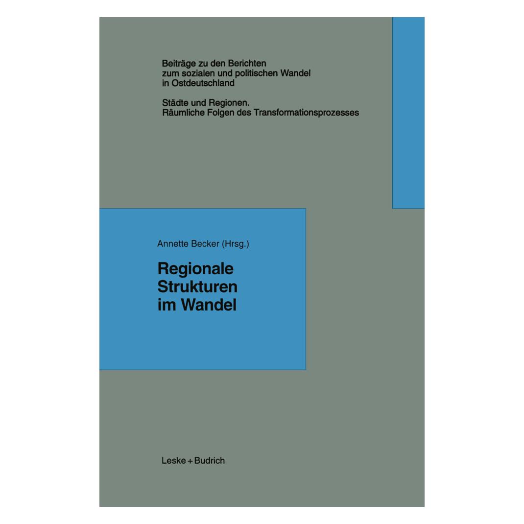 VS Regionale Strukturen im Wandel (Deutsch, Softcover, Annette Becker) (55538296)