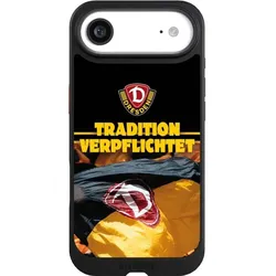 Nivocase Hülle für Apple iPhone Air Handyhülle NIVOcore Case Schwarz Fanartikel SG Dynamo Dresden SGD (Apple iPhone Air), Smartphone Hülle, Schwarz