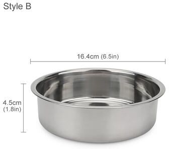 Fusion Finds Premium Stainless Steel Pet Bowl For Dogs & Cats Durable Dog Food Bowl For Food & Water b 2