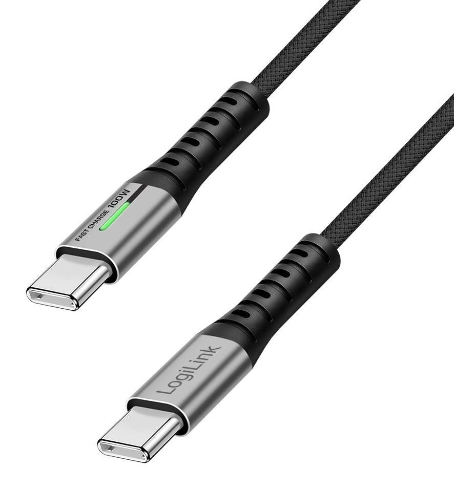 Logilink CU0432 USB 3.2 Gen2x2 Type-C naar Type-C Kabel voor 4K, 1m