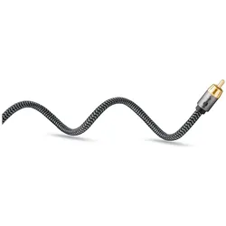 Goobay Cinch Y-Kabel, 10 m, Sharkskin Grey (10 m, Cinch Kabel), Audiokabel