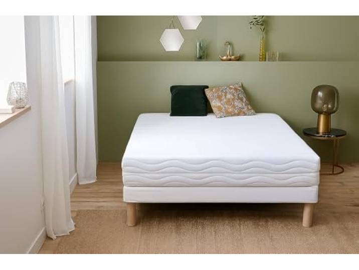 Abeil Memory Foam Matratze XXL, Polyester, weiß, 140 x 190 cm