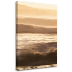 WANDBILD gras dünen meer