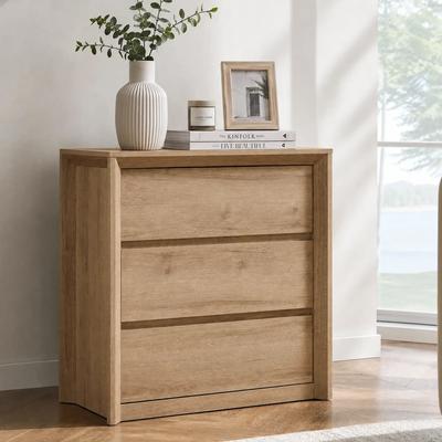afulyperfllc "32"" Modern Oversized Nightstand, Beveled-Edge End Table for Bedroom"