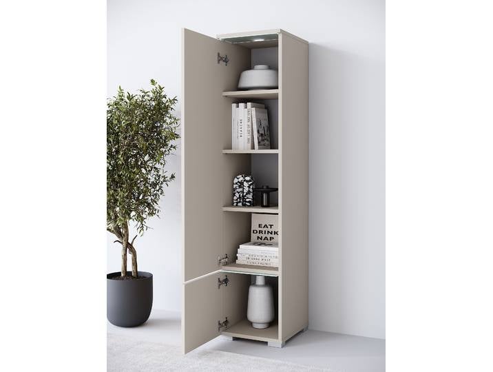 Élément mural lumineux 30 x 130 x 33cm Beige/Cachemire