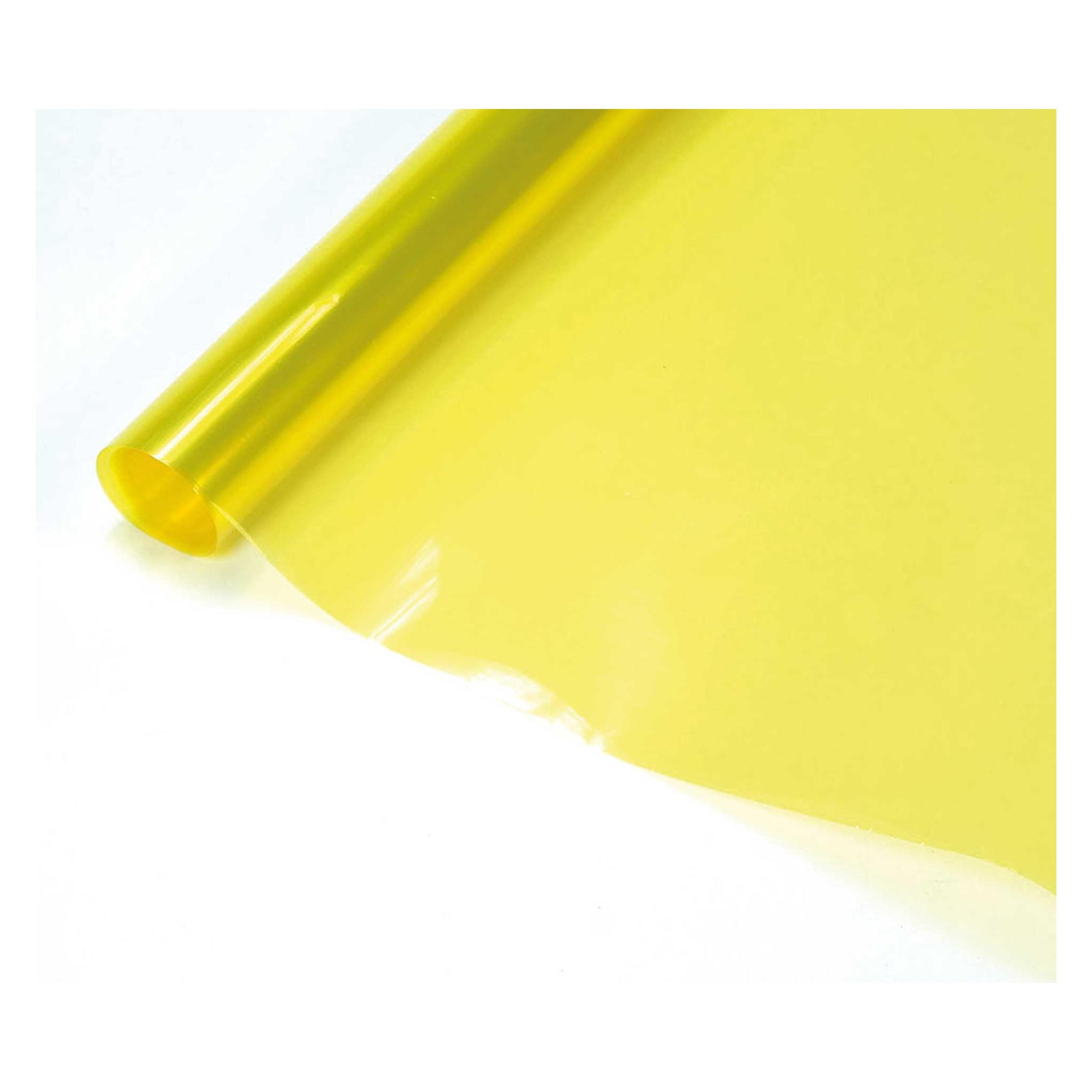 Planet-Hobby Bügelfolie Transparent Lemon Gelb 2 Meter (LS-MP-03-008-2m)