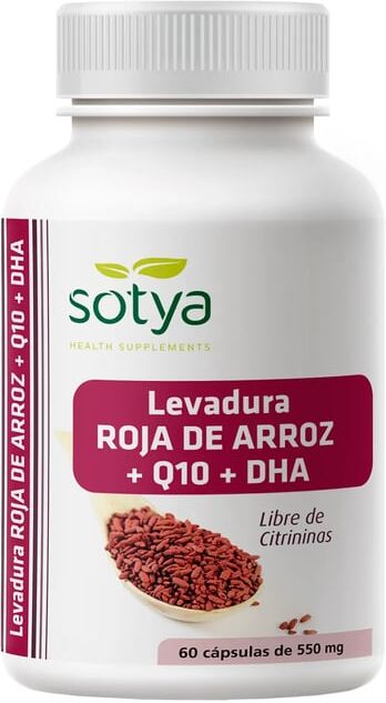 Sotya Levedura Vermelha de Arroz + Q10 + Dha 60 Caps