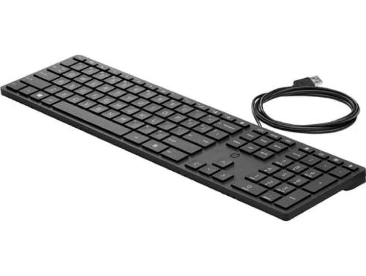HP Wired Desktop 320K Keyboard - Swiss, 825000 (Swiss)