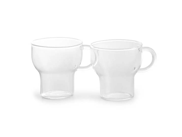 Sagaform Sagaform glazen mok 15 cl 2-pack Helder