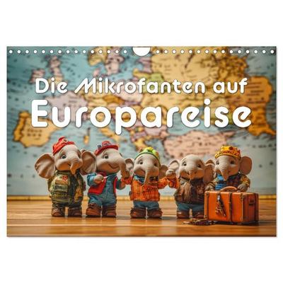 Die Mikrofanten auf Europareise (Wandkalender 2027 DIN A4 quer), CALVENDO Monatskalender