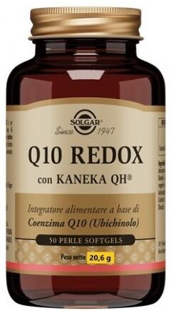 Solgar Italia Solgar Q10 Redox Integratore Energetico 50 Perle