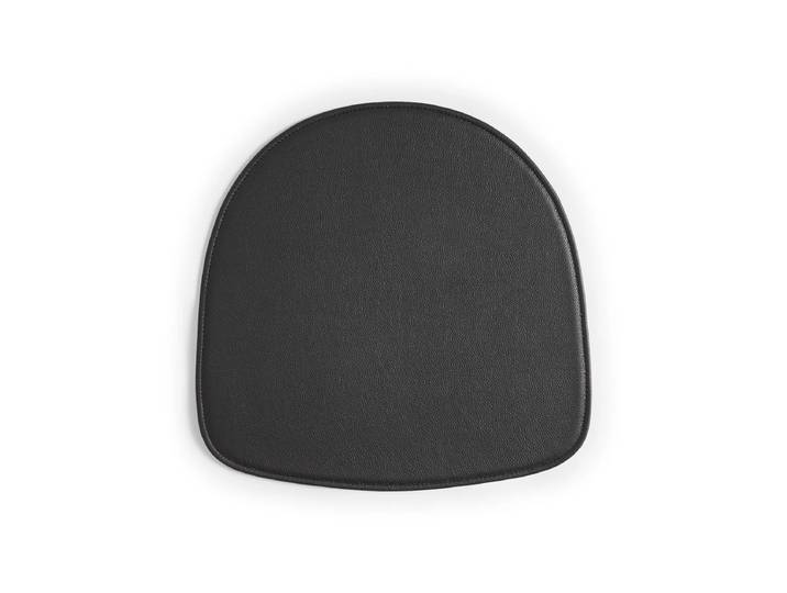 HAY - Sitzkissen für AAC Stuhl mit Armlehne, Leder schwarz (Scozia)