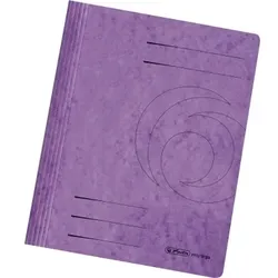 Herlitz Schnellhefter 10902948 DIN A4 Colorspankarton violett
