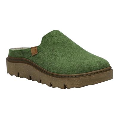 Hausschuh JOSEF SEIBEL "Carmaux 01, grün", Damen, Gr. 40, grün, Obermaterial: 100% Textilmaterial TEXMAT., Schuhe Hausschuh