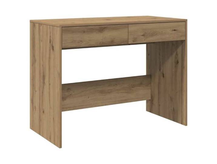 @FRENCH Bureau - Espace rangement optimal Table Informatique pour étudiants chêne artisanal 101x50x76 5cm - bois d'ingénierie