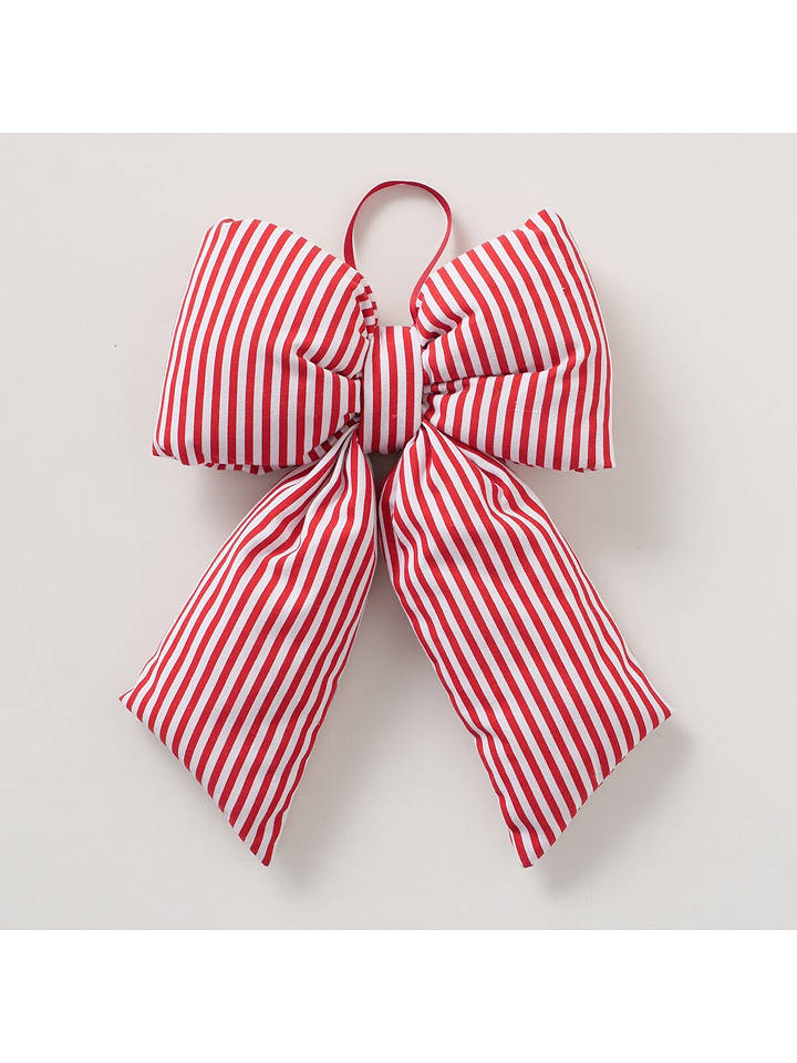 Boltze Dekoanhänger "Bowy" in Weiß/ Rot - (H)8 cm - onesize