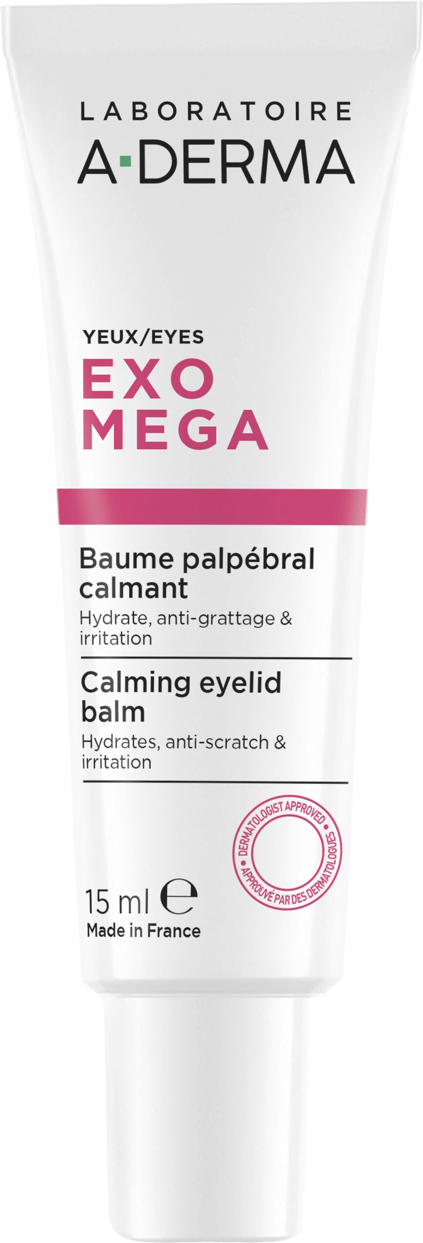 A-Derma Exomega Face Calming Eyelid Balm 15 ml
