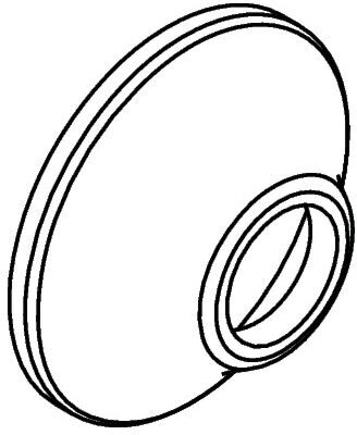 Hansgrohe Rosette Axor Durchmesser 70 mm 96346000