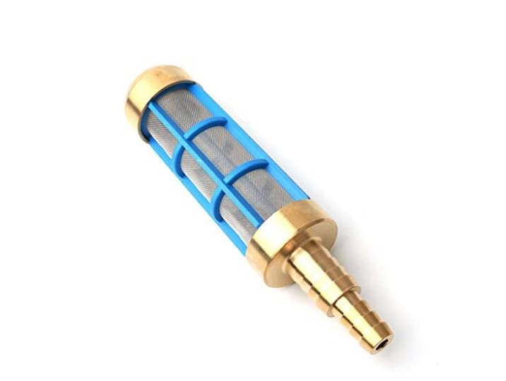 Robuster Kupfer-Inline-Schlauchfilter mit Edelstahl-Sieb for Wasserpumpen, Sprühgeräte und Autowaschanlagen