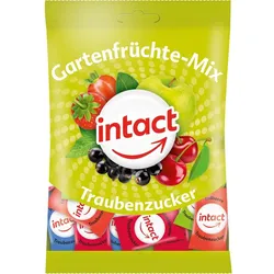 Intact Traubenzucker Beutel Gartenfrüchte-Mix 75 G