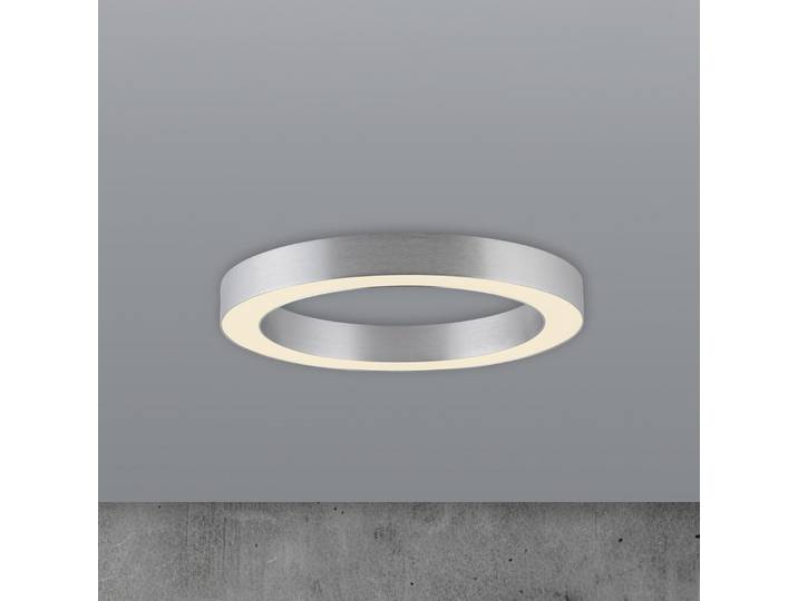 Lines LED-Deckenlampe, Ø 35 cm, silberfarben, CCT - PURE - Wohnzimmer - Modern - Metall - Rund