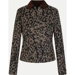 Blazer mit Animalprint Mehrfarbig 40
