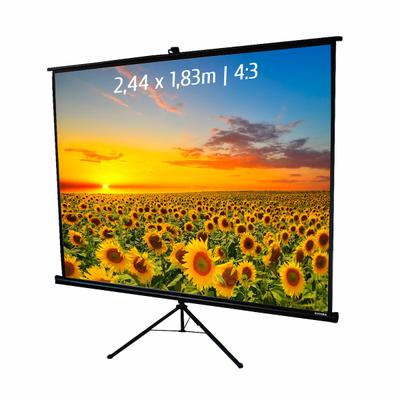 KIMEX - Stativ-Leinwand 2,44 x 1,83m - Format 4:3