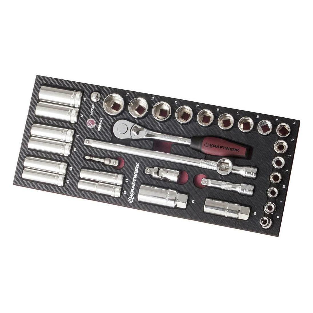 Kraftwerk Eva3 Steckschlüsselsatz (3/8") (4903-02)