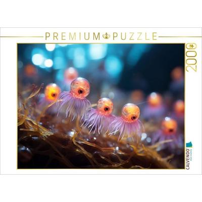 CALVENDO Puzzle Oktopus Tanz - lustige Mikroorganismen | 2000 Teile Lege-Größe 90x67cm Foto-Puzzle für glückliche Stunden