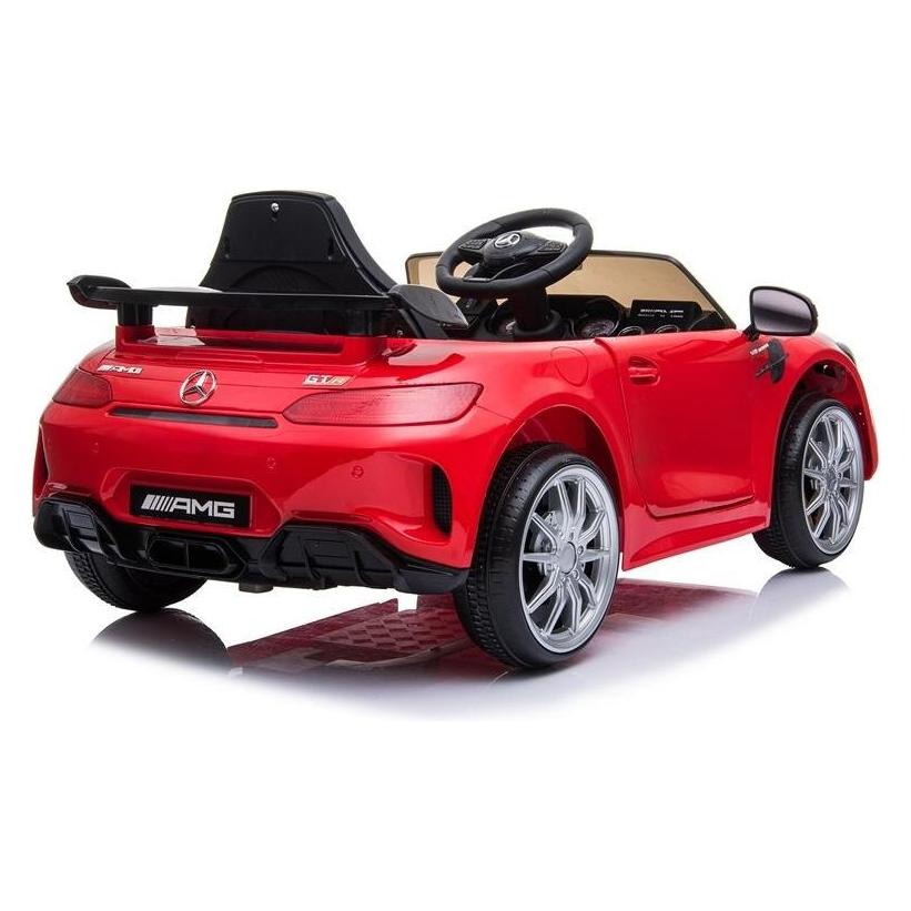 Lean Toys Lean Elektrofahrzeug Mercedes Gtr Batterie Auto Rot Kinderauto Elektroauto (3902)