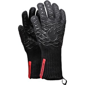 Feuermeister Grillhandschuh Aramid, Mischgewebe, Bis 500°C hitzebeständig, rutschfest, Größe 8 (S), 2 Stück