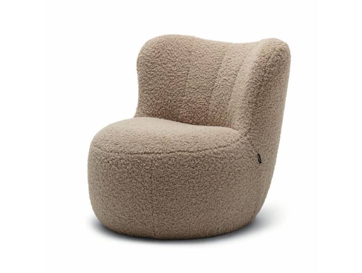 freistil by Rolf Benz 173 Sessel in Teddystoff, Schäfchenstoff oder Flachgewebe - Schäfchenstoff 3051 beige gefertigt im Schwarzwald, Spitzname Gummibär , trendige Farben, weich und flauschig, bequem gepolstert, Cozy-Edition, Bouclé Modern