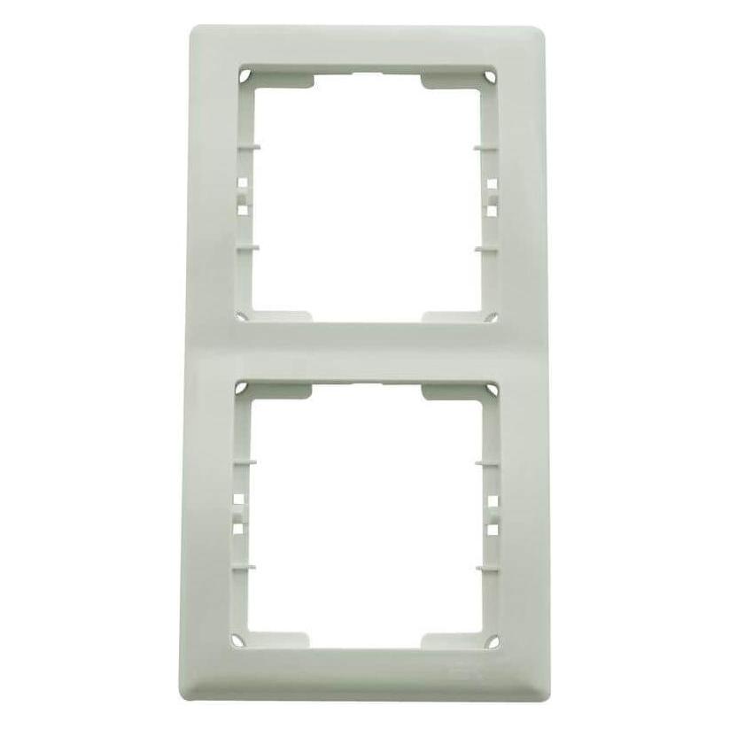 Mutlusan Daria 2-fach Rahmen vertikal Weiss für 2 Module (31529176)