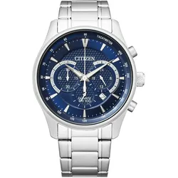Citizen AN8190-51L Herrenuhr Chronograph Stahl/Blau